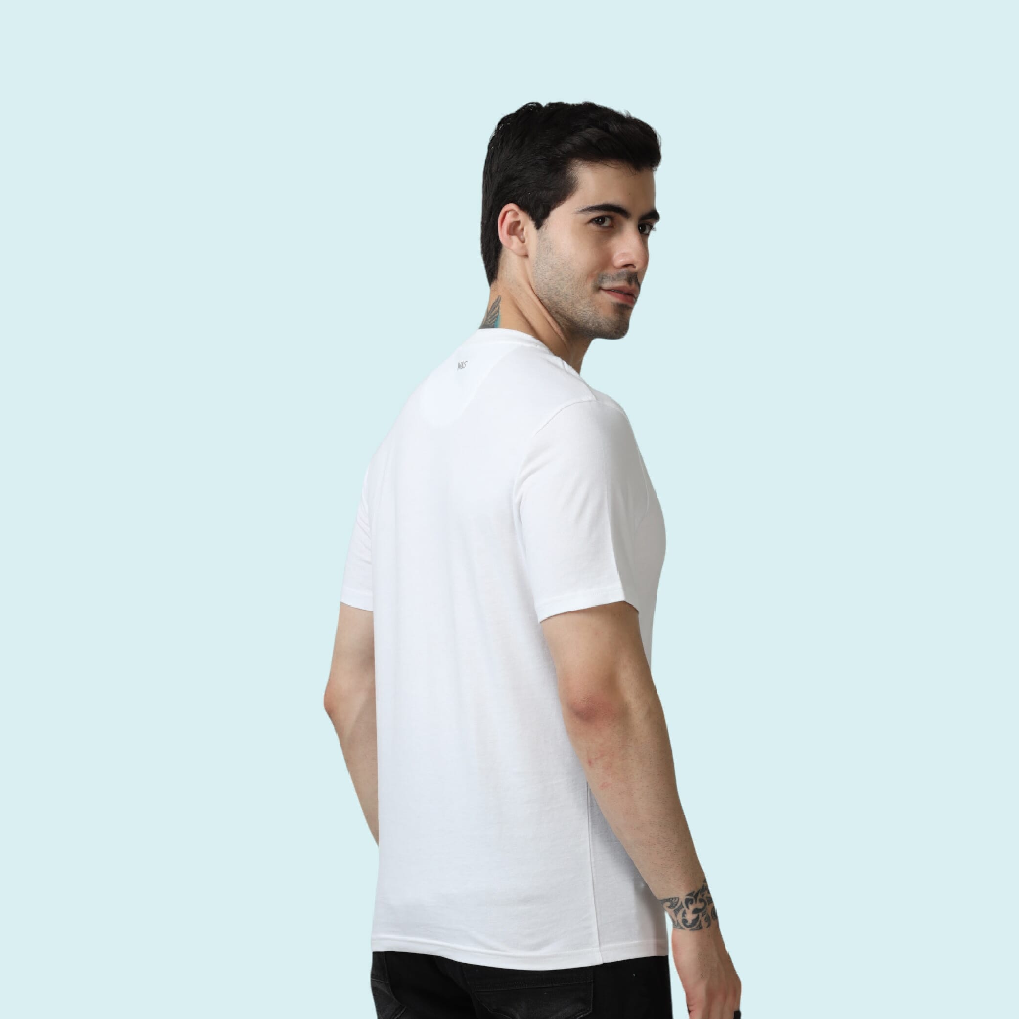 Marks & Spencer Round Neck T-shirt-White